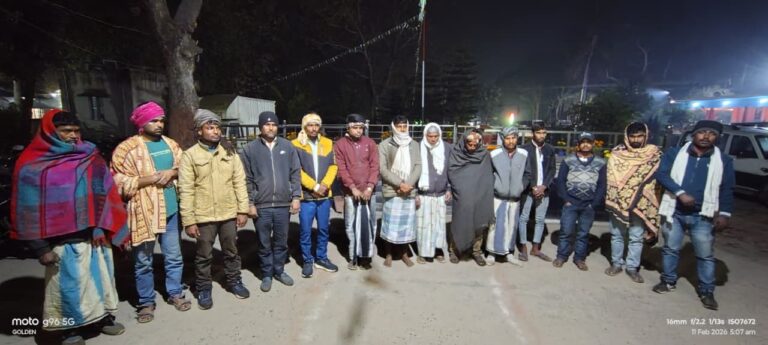 पशु तस्कर के विरुद्ध पुलिस ने चलाया समकालीन अभियान