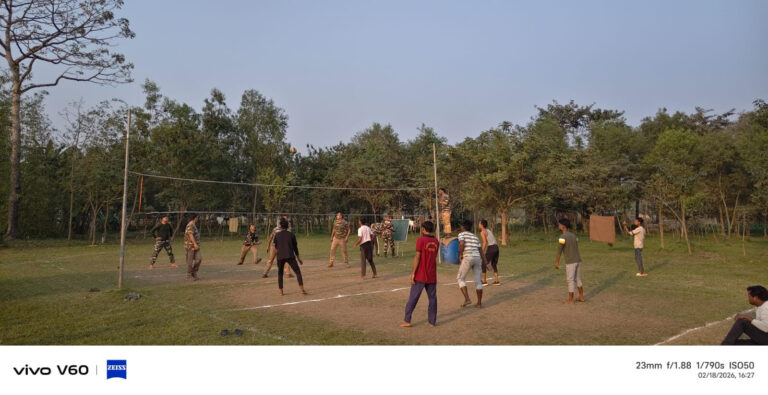 वॉलीबॉल प्रतियोगिता का आयोजन