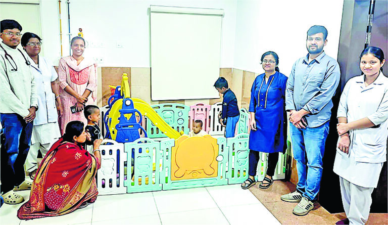 बर्नपुर अस्पताल के शिशु वार्ड में नयी पहल