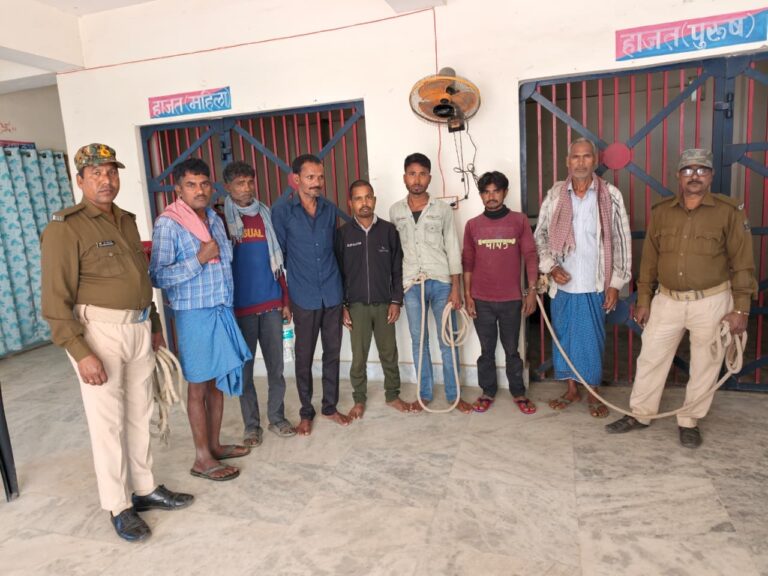 सालमारी पुलिस ने सात शराबियां को किया गिरफ्तार