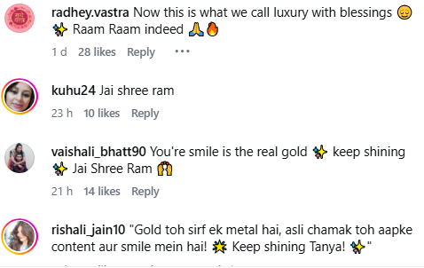 Tanya Mittal की रईसी का नया नमूना, हाथ में गोल्ड प्लेटेड Iphone लेकर आईं नजर 2 Image 260