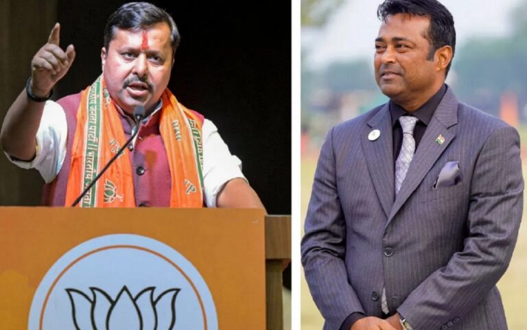 लिएंडर पेस ने की नितिन नबीन से मुलाकात, पूर्व टेनिस स्टार के भाजपा में आने की अटकलें तेज