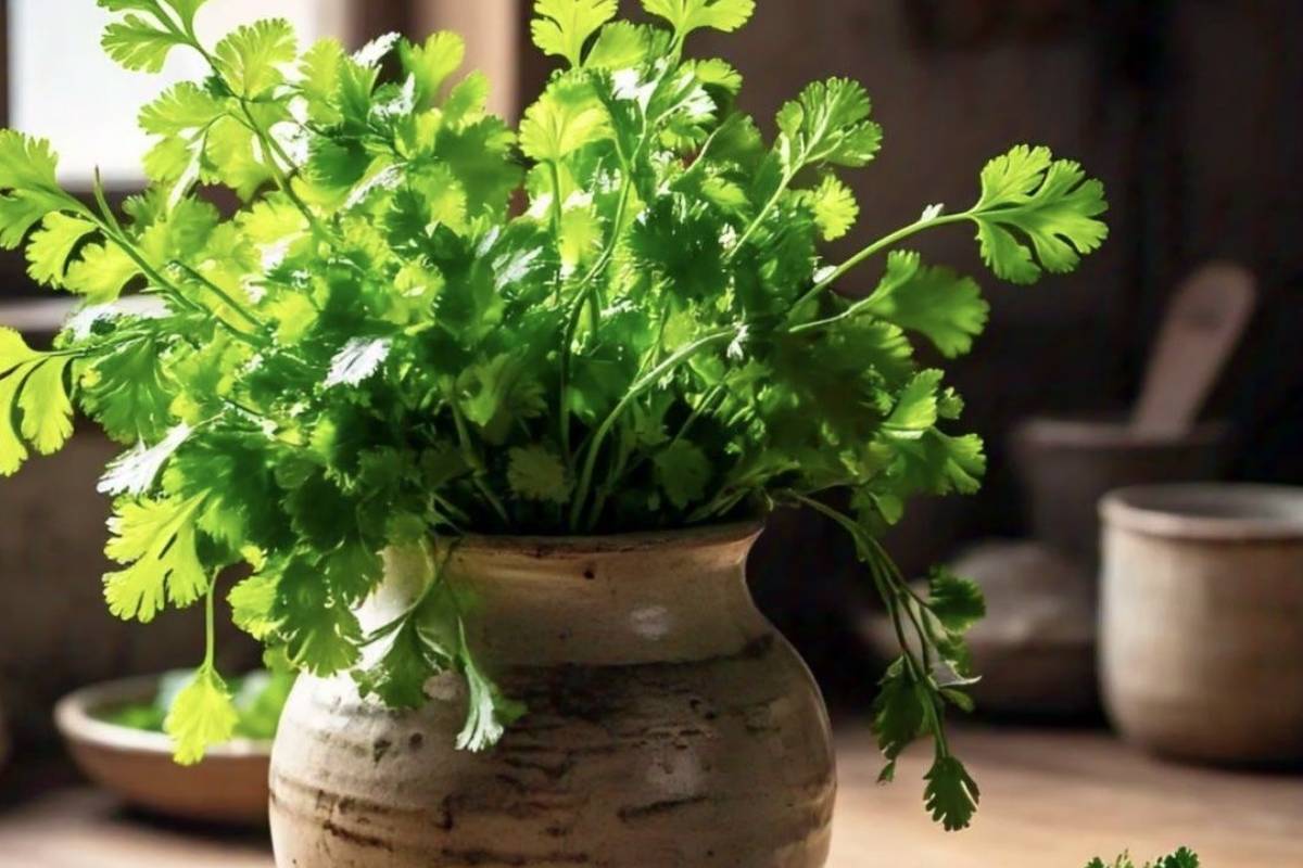 किचन में जरूर लगाएं ये काम के पौधे, खाना बनेगा और भी लाजवाब 4 Coriander Min