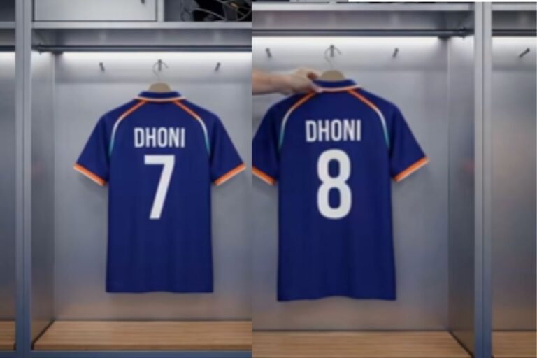 धोनी ने नंबर 7 को कहा अलविदा? अब जर्सी पर दिखेगा नंबर 8, सोशल मीडिया पर मचा बवाल