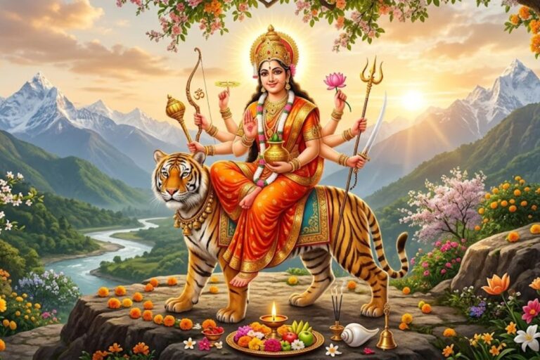 चैत्र नवरात्रि के चौथे दिन ऐसे करें मां कुष्मांडा की पूजा, जानें मंत्र, प्रिय भोग, फूल, रंग, स्वरूप और महत्व