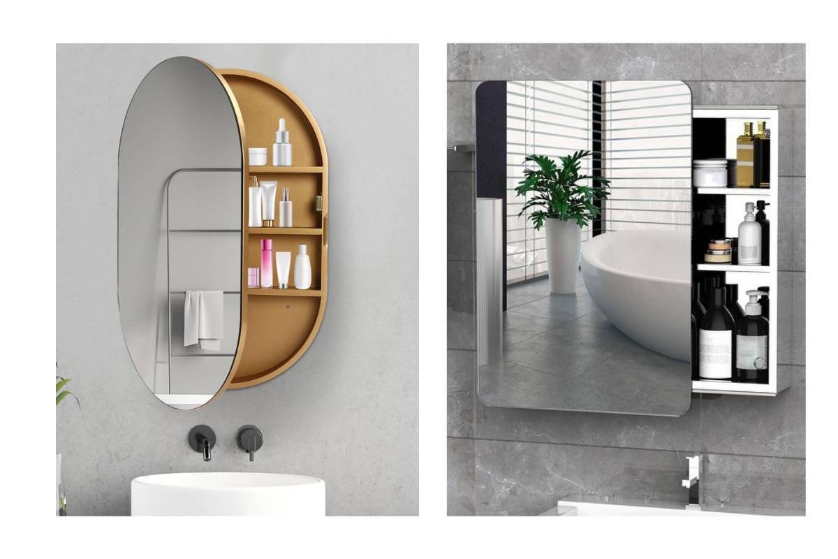 4 अनोखे मिरर डिजाइन्स जो आपके बाथरूम को बना देंगे लक्जरी स्पेस 5 Storage Mirror Min