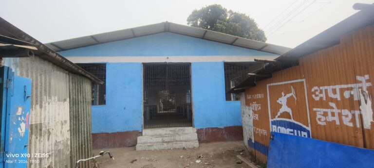 मछली विक्रेताओं के लिए बना शेड  बंद, खुले में हो रही बिक्री