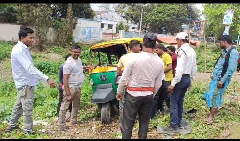 एनएचपर ई-रिक्शा पलटने से चार घायल, तीन गंभीर