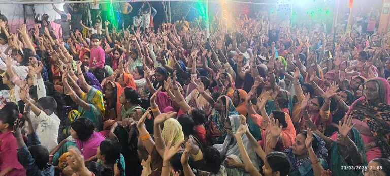 श्रीराम जन्मोत्सव की झांकी से गूंजा नारायणपुर हनुमान मंदिर परिसर