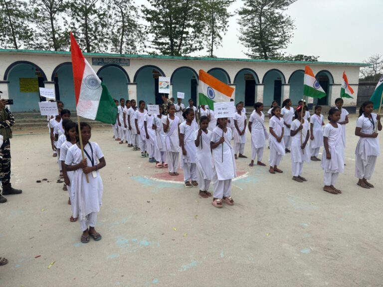 कस्तूरबा की छात्राओं ने किया योग