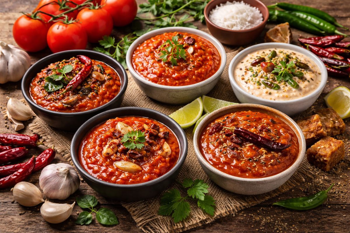 Tomato Chutney Recipe: बोरिंग खाने को बनाना है मजेदार, तो झटपट बनाएं टमाटर  की ये 5 मजेदार चटनी