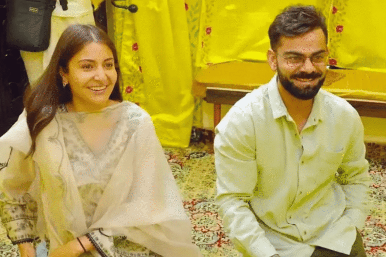 5 महीने में तीसरी बार वृंदावन पहुंचे विराट कोहली-अनुष्का शर्मा, वीडियो वायरल