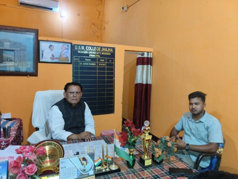 समस्याओं को लेकर एबीवीपी ने प्राचार्य से की मुलाकात