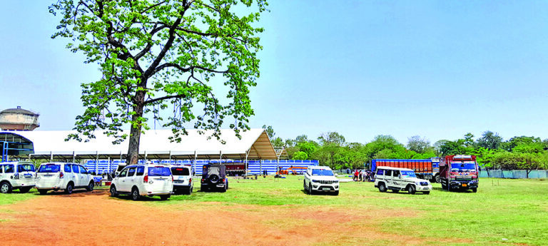प्रधानमंत्री की रैली के लिए पोलो ग्राउंड पर अभूतपूर्व इंतजाम