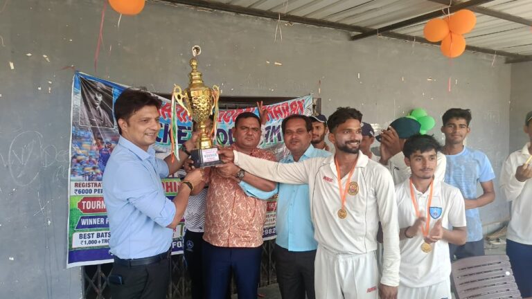 रोमांचक फाइनल में पीटीसी बना चैंपियन, टिकारी टाइगर्स पर जीत