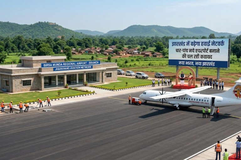 झारखंड में बढ़ेगा हवाई नेटवर्क, चार-पांच नये एयरपोर्ट बनाने की चल रही कवायद : राममोहन नायडू