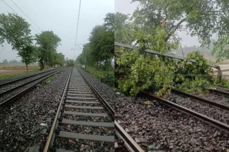 सीवान में आंधी-बारिश में थमी ट्रेनों की रफ्तार, कई ट्रेनों का परिचालन बाधित, कई के रुट बदले, देखिए लिस्ट