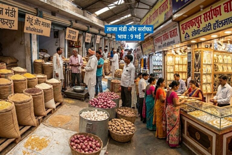 Muzaffarpur Mandi Bhav: सोने-चांदी की कीमतों में उछाल, अनाज और दालों के दाम स्थिर
