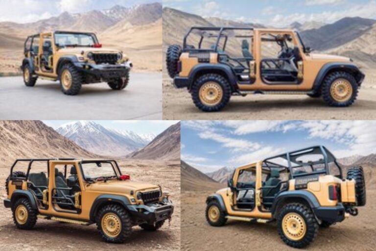 Thar Roxx का मिलिट्री अवतार देखा आपने? Anand Mahindra ने शेयर किया खास डिजाइन