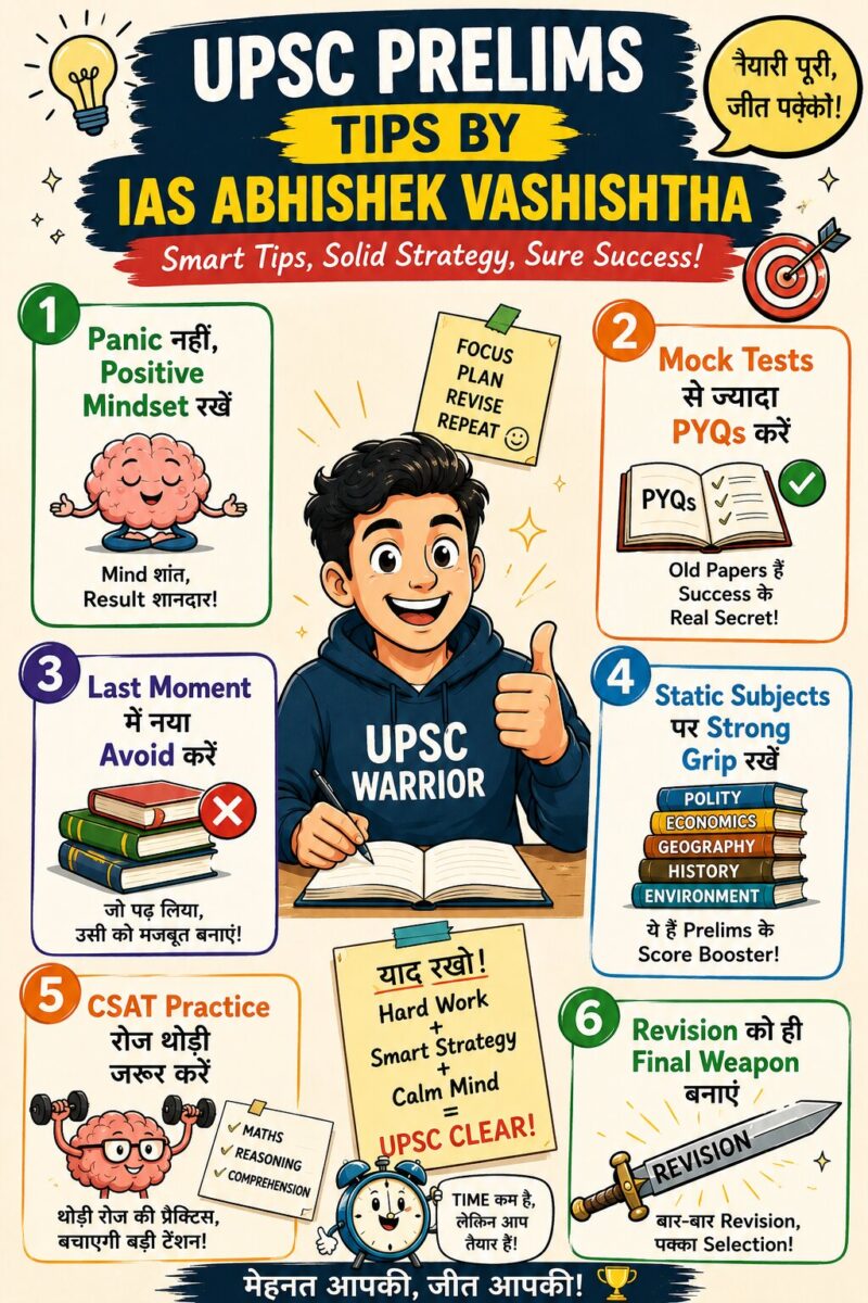 Upsc प्रीलिम्स पहले प्रयास में होगा क्रैक, गांठ बांध लें Ias अभिषेक वशिष्ठ के मास्टर टिप्स 2 Upsc Prelims Tips By Ias Abhishek