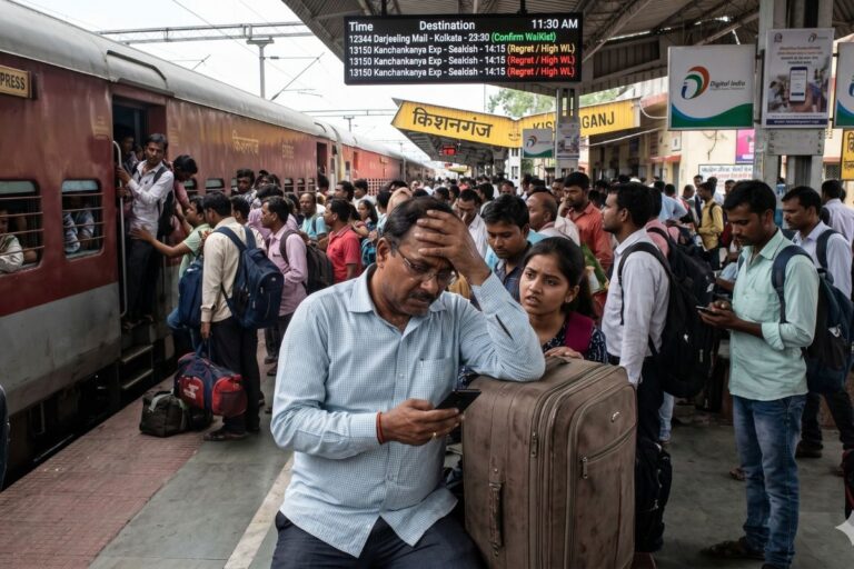 अब ‘तत्काल युद्ध’ लड़ रहे हैं रेल यात्री; किशनगंज-कोलकाता रूट पर ट्रेनें मिनटों में फुल, IRCTC पर ‘High Load’ से हाहाकार