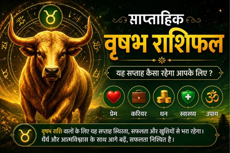 वृषभ साप्ताहिक राशिफल 17 से 23 मई तक: आने वाले हफ्ते में नौकरी में नई चुनौतियां सामने आ सकती हैं