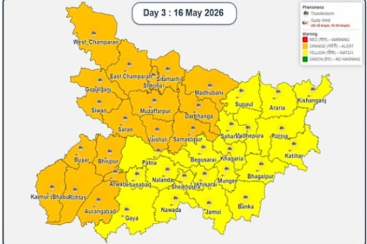 आज पूरे बिहार में आंधी-बारिश की चेतावनी, जानिए कब तक मॉनसून की होगी एंट्री 1 Bihar Barish 1