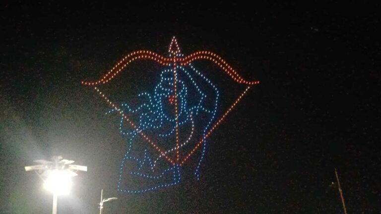 ड्रोन व लेजर शो में दिखा मुंगेर की ऐतिहासिक, सांस्कृतिक व धार्मिक धरोहर