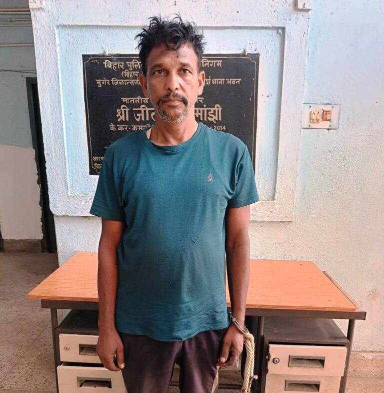 गंडक नदी के किनारे मिनीगन फैक्ट्री का उद्भेदन, दो गिरफ्तार