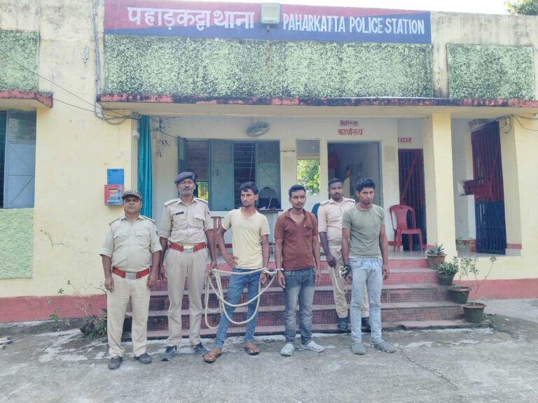 विद्युत तार चोर गिरोह का भंडाफोड़, तीन गिरफ्तार