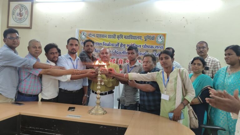 मिट्टी की उर्वरता बनाये रखने के लिए संतुलित उर्वरक का प्रयोग जरूरी : डॉ डीके महतो