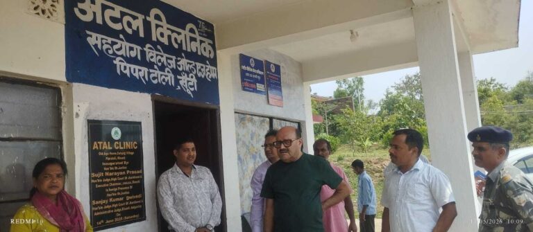 प्रधान जिला एवं सत्र न्यायाधीश ने किया बाल देखरेख संस्थान का निरीक्षण