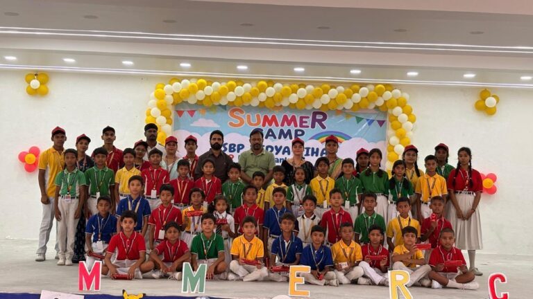 एसबीपी विद्या विहार में समर फन एक्टिविटी में बच्चों ने दिखायी अपनी प्रतिभा