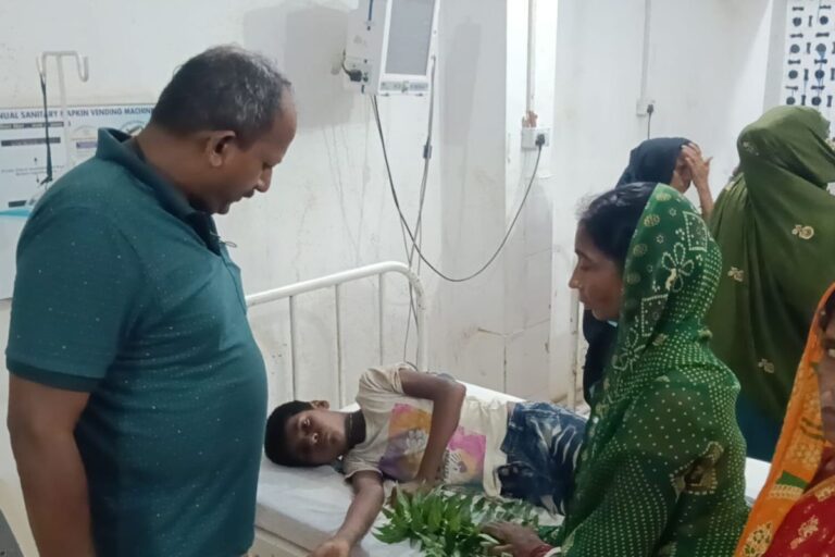 क्रिकेट खेलते समय किशोर को सांप ने डसा, हालत बिगड़ने पर अस्पताल में कराया गया भर्ती