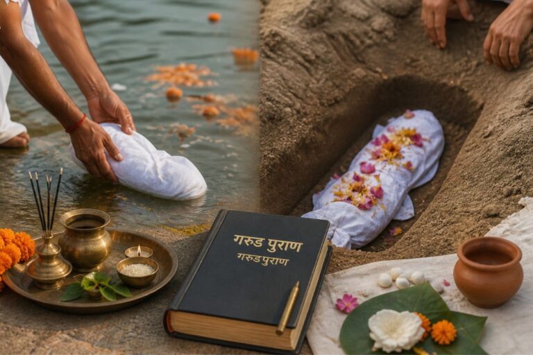 हिंदू धर्म में शिशुओं को जलाने के बजाय दफनाया क्यों जाता है? जानें गरुड़ पुराण का रहस्य