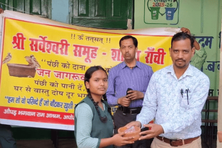 रांची: गौरी दत्त मंडेलिया हाई स्कूल में श्री सर्वेश्वरी समूह का जागरूकता अभियान आयोजित  