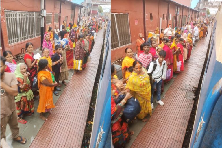 बक्सर में गंगा स्नान के बाद उमड़ा श्रद्धालुओं की भीड़, ट्रेनों में पैर रखने की जगह नहीं; रेलवे ने संभाली कमान