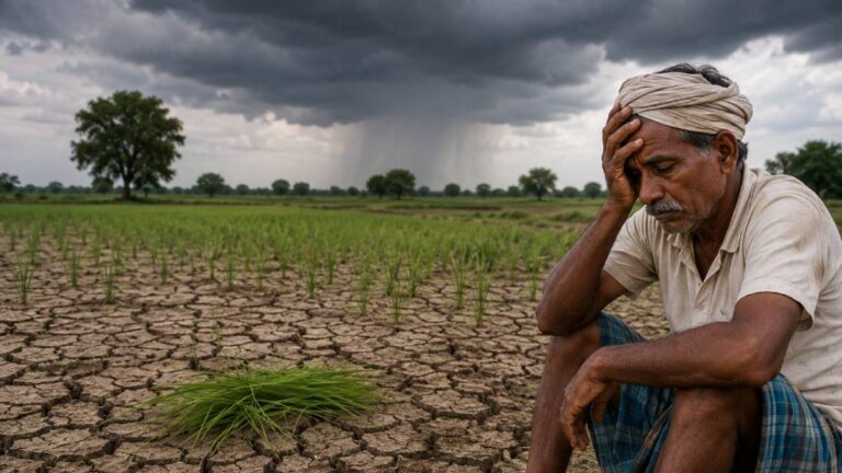 नालंदा में मानसून बेअसर, 7 प्रखंड अब भी सूखे, बारिश की कमी से धान की बिचड़ा बुआई प्रभावित, किसान परेशान