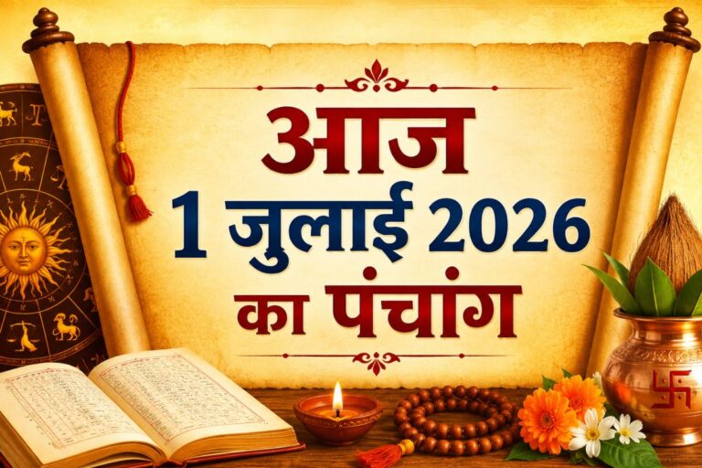 आज कब करें शुभ कार्य? जानें 1 जुलाई 2026 का संपूर्ण पंचांग