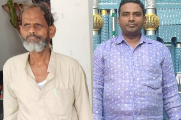 भोजपुर में अनियंत्रित इनोवा ने दो लोगों को रौंदा, मौत के बाद मुआवजे और ब्रेकर की मांग को लेकर सड़क जाम