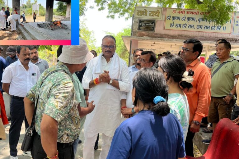 लखनऊ अग्निकांड की SIT ने शुरू की पड़ताल, मृतकों के अंतिम संस्कार में बैकुंठ धाम पहुंचे डिप्टी सीएम ब्रजेश पाठक
