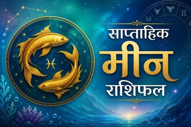 मीन साप्ताहिक राशिफल 7 से 13 जून तक: इस हफ्ते तीखी वाणी कभी-कभी परिवार के छोटे सदस्यों को ठेस पहुंचा सकती है