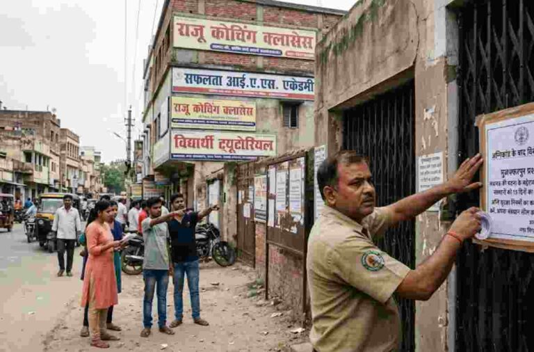 लखनऊ कोचिंग अग्निकांड के बाद मुजफ्फरपुर में संस्थानों को नोटिस, 15 दिनों का अल्टीमेटम