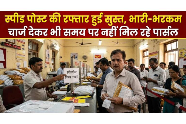 मुजफ्फरपुर: स्पीड पोस्ट की रफ्तार हुई सुस्त, भारी-भरकम चार्ज देकर भी समय पर नहीं मिल रहे पार्सल