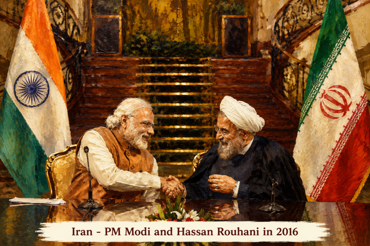 Iran : ईरान का निमंत्रण और भारत- संतुलन ही असली परीक्षा 2 Pm Modi And Hassan Rouhani