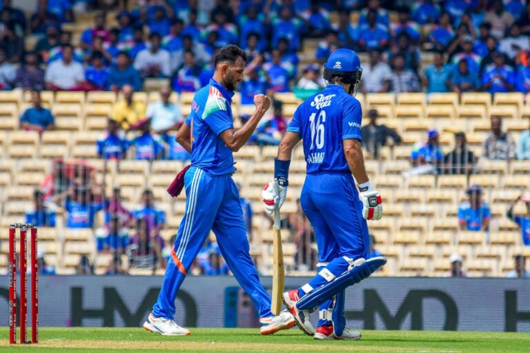 IND vs AFG: शाहिदी का शतक, प्रसिद्ध कृष्णा का पंजा; अफगानिस्तान ने भारत को दिया 219 रन का टारगेट