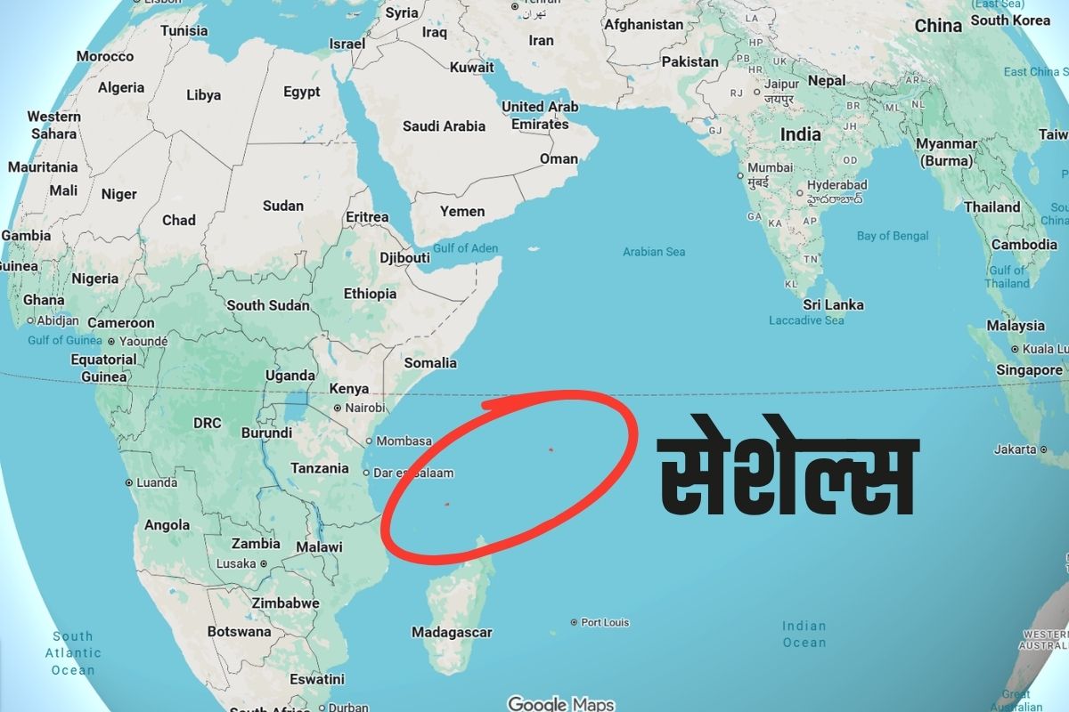 छुटकू से सेशेल्स के जरिए चीन को मात देगा भारत, हिंद महासागर में ‘स्ट्रिंग ऑफ पर्ल्स’ की काट ‘नेकलेस ऑफ डायमंड्स’ 2 Seychelles Map