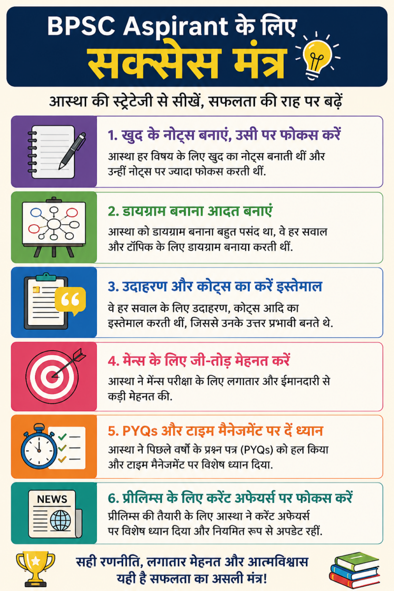 21 परीक्षाएं दीं, 14 में मिली निराशा...फिर Bpsc के पहले ही प्रयास में 23वीं रैंक, Mp की बेटी बिहार में बनेगी Sdm 2 Bpsc अस्पिरेंट के लिए सक्सेस मंत्र