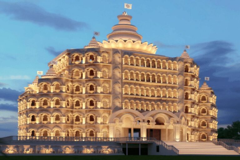दुर्गा पूजा के अवसर पर रांची में इस बार दिखेगी वाराणसी के स्वर्वेद महामंदिर की भव्य झलक