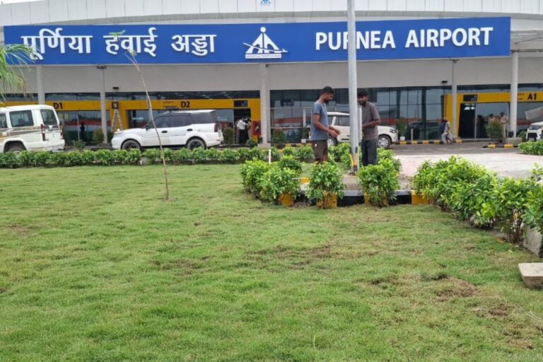 पूर्णिया एयरपोर्ट पर आज मनेगा ‘यात्री सुविधा दिवस’: तिलक लगाकर होगा स्वागत